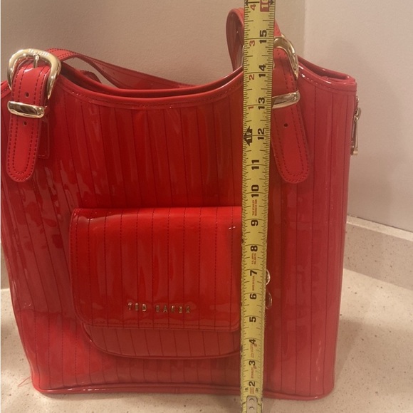 Ted Baker Quilted Patent Tote - Picture 10 of 11